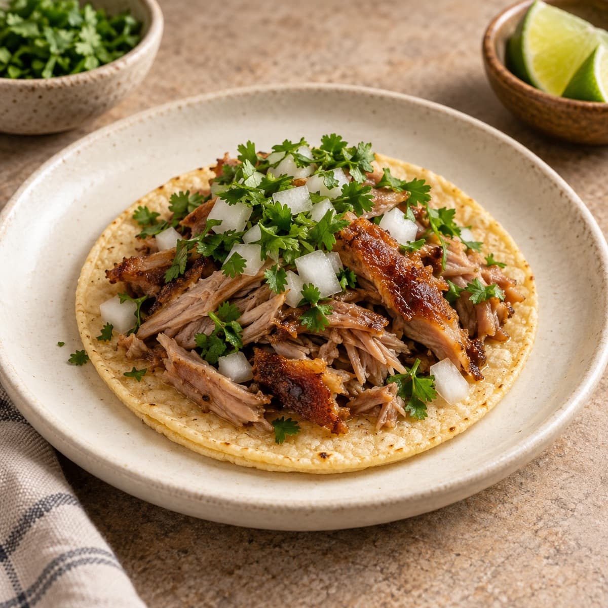Taco de carnitas
