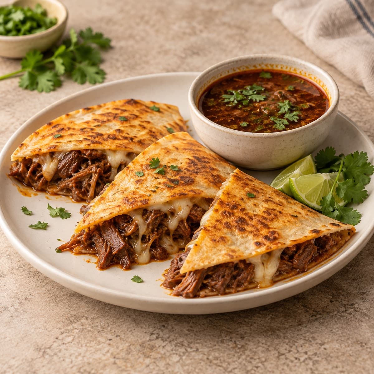 Quesadilla de birria