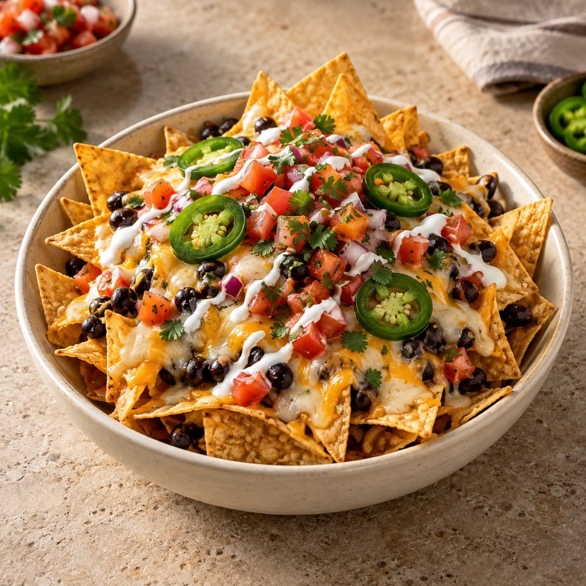 Nachos de la casa
