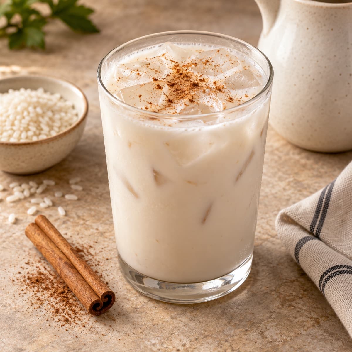 Agua fresca de horchata