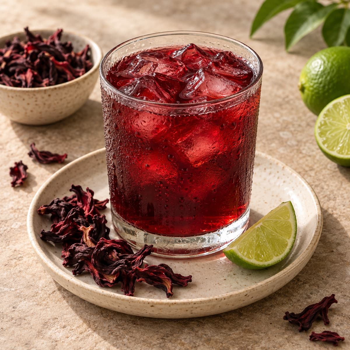 Agua fresca de jamaica