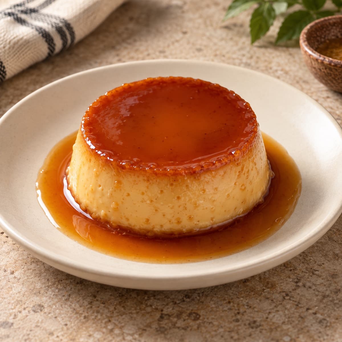 Flan de caramelo