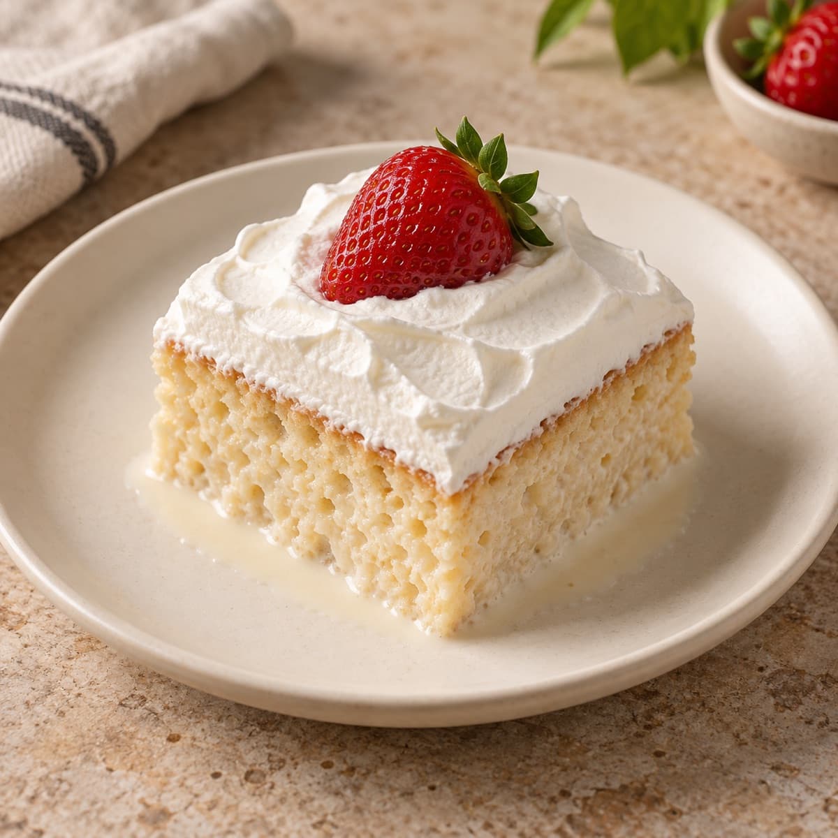 Pastel tres leches